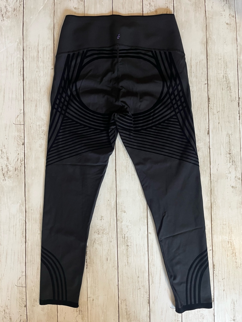 Fanka High Waisted Pants 7/8 Length Reversible Wear Body Sculpt Compression - Picture 8 of 16